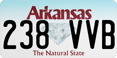 AR license plate 238VVB