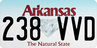 AR license plate 238VVD