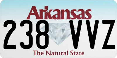 AR license plate 238VVZ