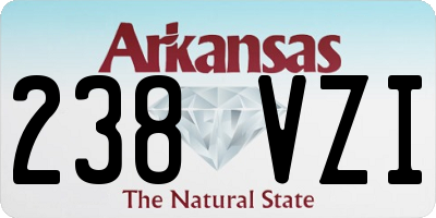 AR license plate 238VZI