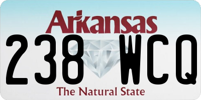 AR license plate 238WCQ