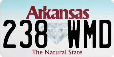 AR license plate 238WMD