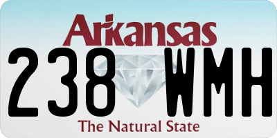 AR license plate 238WMH