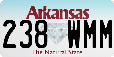 AR license plate 238WMM
