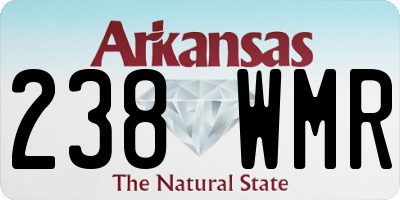 AR license plate 238WMR