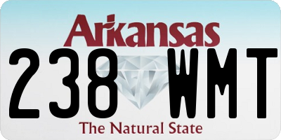 AR license plate 238WMT