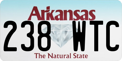 AR license plate 238WTC