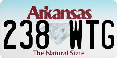 AR license plate 238WTG