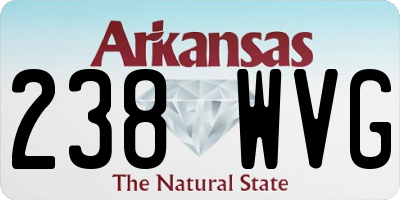 AR license plate 238WVG