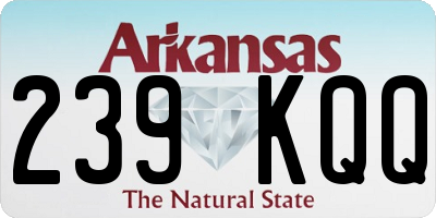 AR license plate 239KQQ