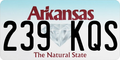 AR license plate 239KQS