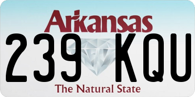 AR license plate 239KQU
