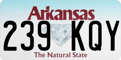 AR license plate 239KQY