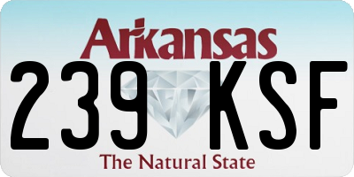 AR license plate 239KSF