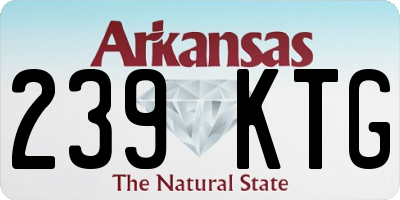 AR license plate 239KTG