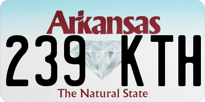 AR license plate 239KTH