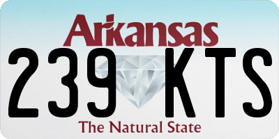 AR license plate 239KTS