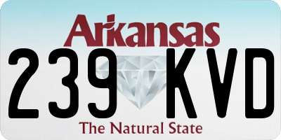 AR license plate 239KVD