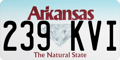 AR license plate 239KVI