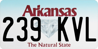 AR license plate 239KVL