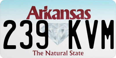 AR license plate 239KVM
