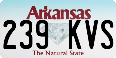 AR license plate 239KVS