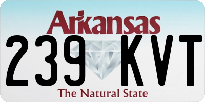 AR license plate 239KVT