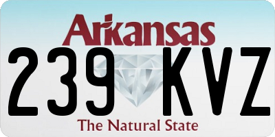 AR license plate 239KVZ