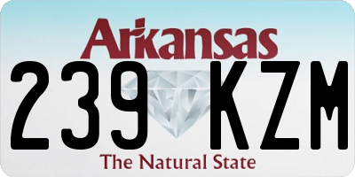 AR license plate 239KZM