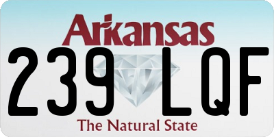 AR license plate 239LQF