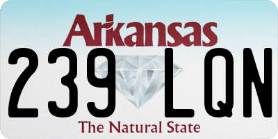 AR license plate 239LQN