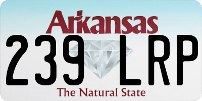 AR license plate 239LRP