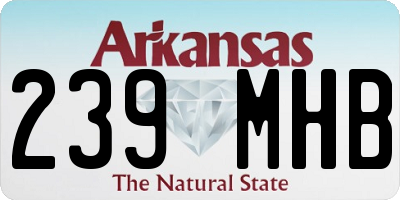AR license plate 239MHB