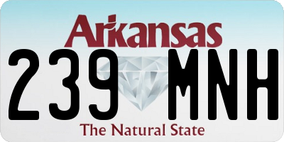 AR license plate 239MNH