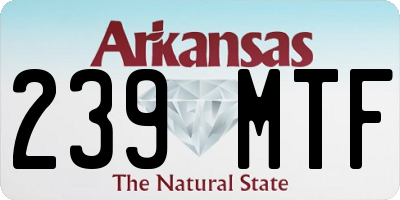 AR license plate 239MTF