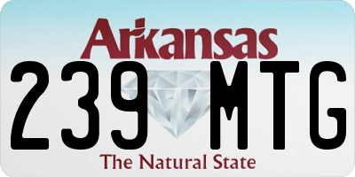 AR license plate 239MTG