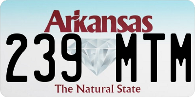 AR license plate 239MTM