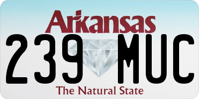 AR license plate 239MUC