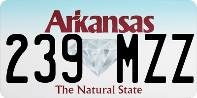 AR license plate 239MZZ