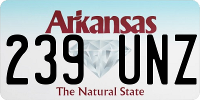 AR license plate 239UNZ