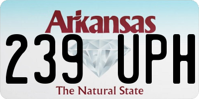 AR license plate 239UPH