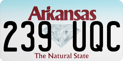 AR license plate 239UQC