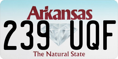 AR license plate 239UQF