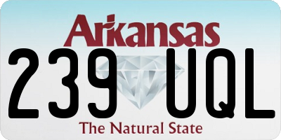 AR license plate 239UQL