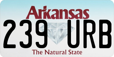 AR license plate 239URB