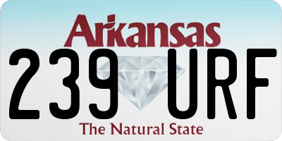AR license plate 239URF
