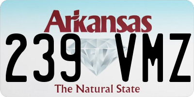 AR license plate 239VMZ