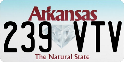 AR license plate 239VTV