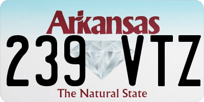 AR license plate 239VTZ