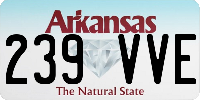 AR license plate 239VVE